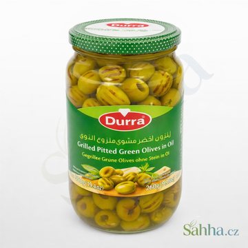 Grilované zelené olivy bez pecek Al Durra 650 g