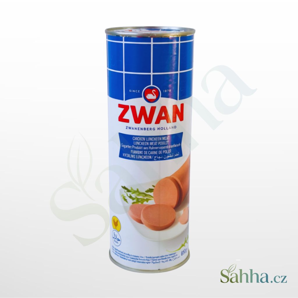 kuřecí luncheon meat 850 g ZWAN halal masový výrobek arabské a orientální potraviny