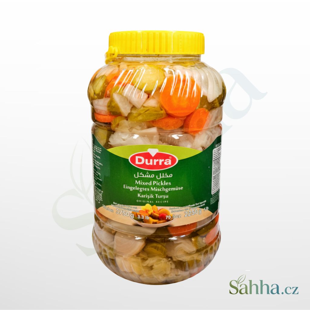Kyselá nakládaná zelenina – mix Al Durra 3,75 kg (plastová nádoba)
