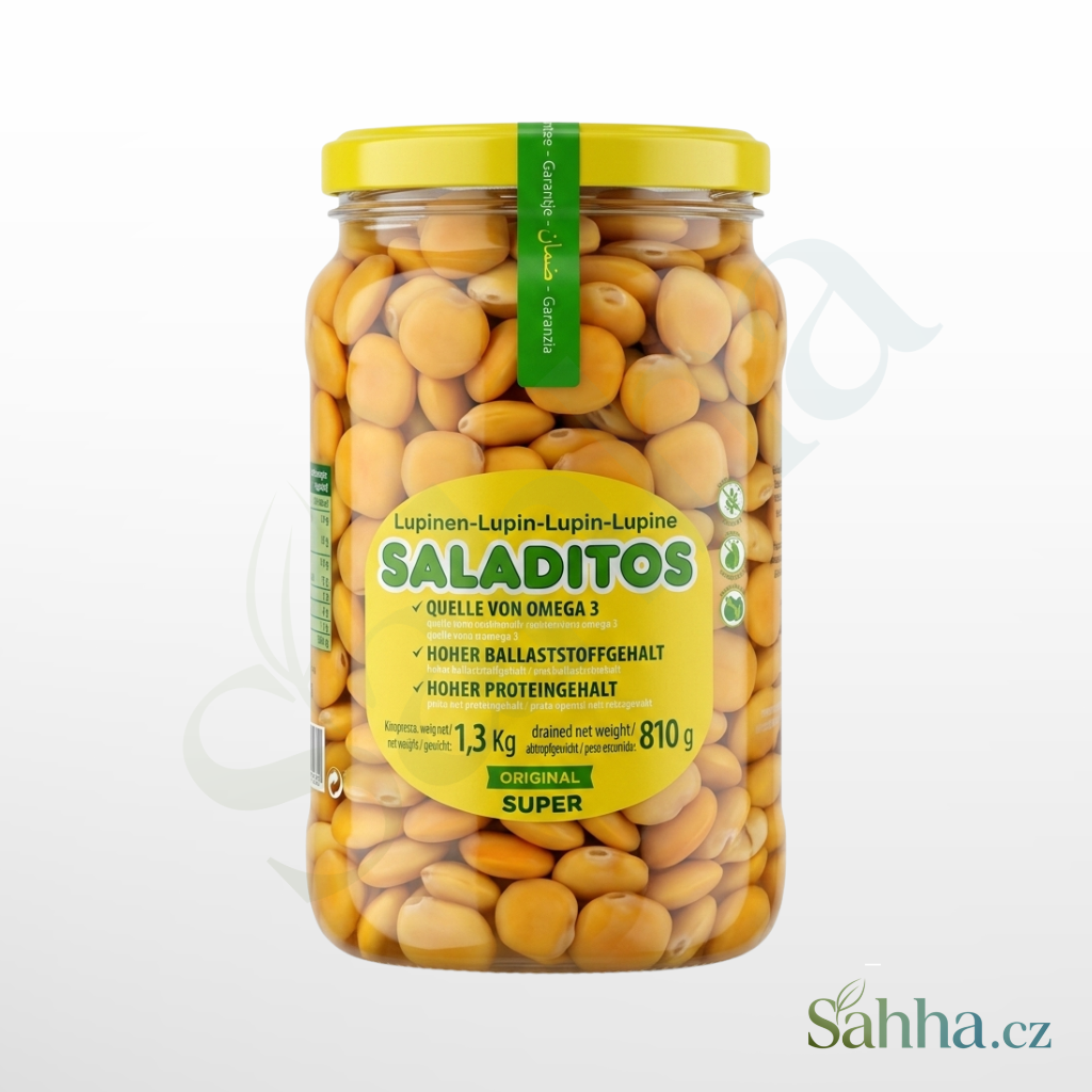 Balení lupinových bobů Saladitos, 1,3 kg