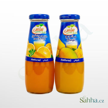 Ovocný nápoj Seles 250 ml – tradiční syrský a orientální nápoj, certifikovaný halal a košer produkt pro blízkovýchodní kuchyni.