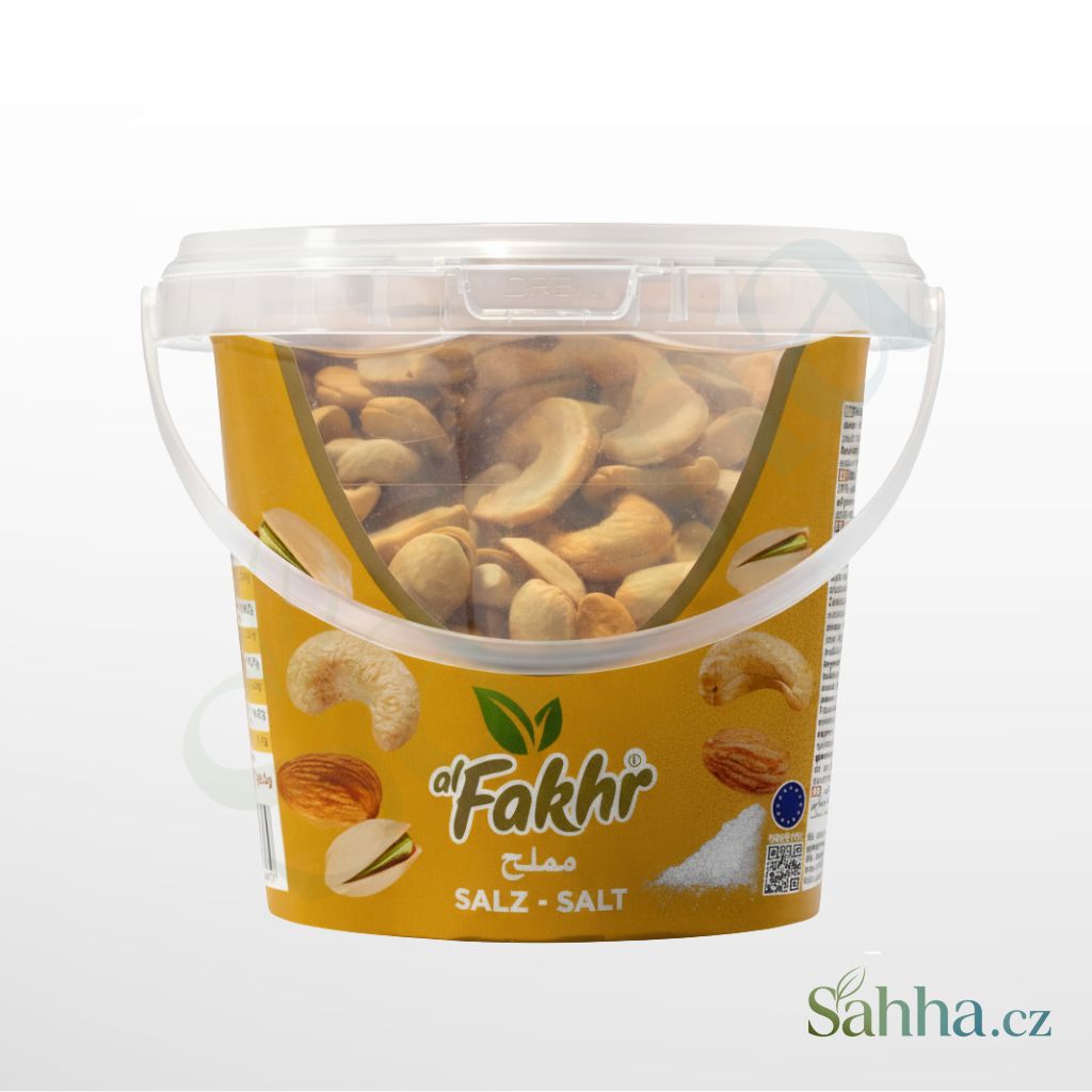 Směs ořechů solená 840 g Al Fakehr, pražené ořechy mix