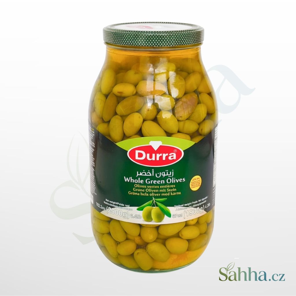 Zelené olivy Al Durra 2,9 kg