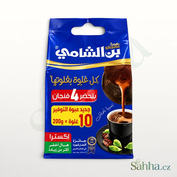 Mletá arabská káva s extra kardamomem 200 g (10× 20 g) | SHAMI |