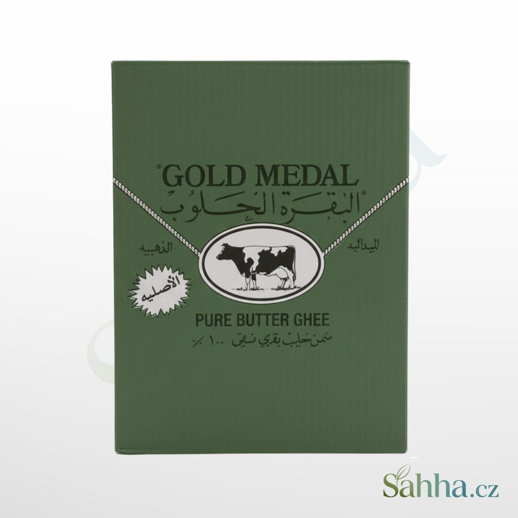 Živočišný tuk (ghí) Golden Medal, 15 kg velkoobchodní balení čistého přepuštěného másla.