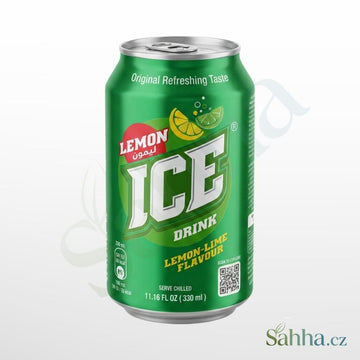 ICE perlivý nápoj citron-limetka 330 ml – perlivý citronovo-limetkový nápoj na osvěžení a oslavy | آيس مشروب ليمون وليمون أخضر غازي 330مل – مشروب منعش للحفلات والسهرات