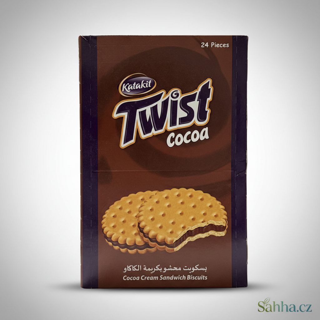 Twist – sušenky plněné kakaovým krémem Katakit (24 kusů)