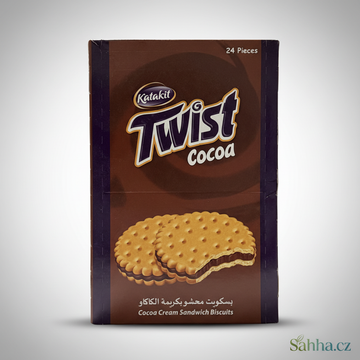 Twist – sušenky plněné kakaovým krémem Katakit (24 kusů)