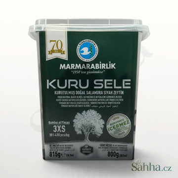 sušené černé olivy Kuru Sele 800 g Marmarabirlik arabské a orientální potraviny