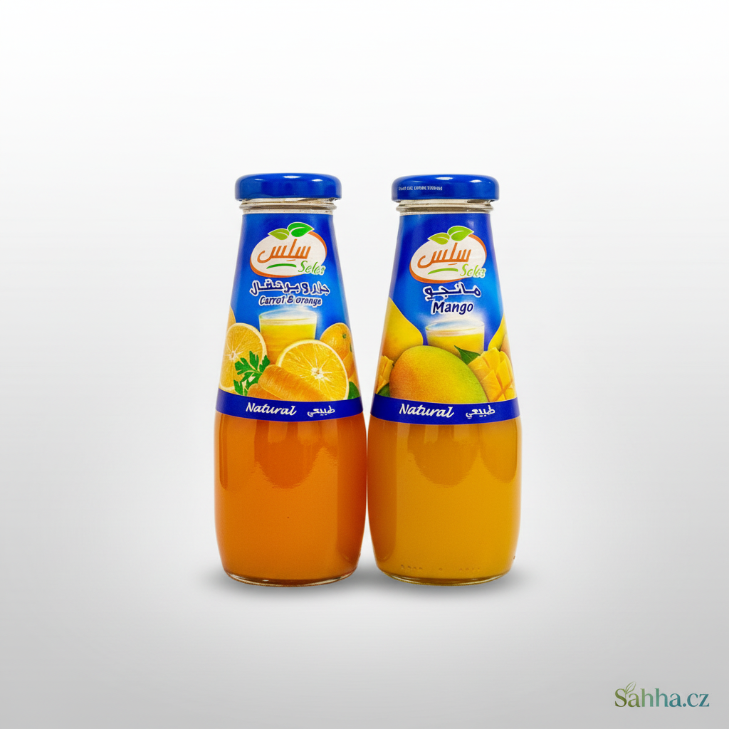 Ovocno-zeleninový nápoj mrkev & pomeranč, Mango – Seles (250 ml)