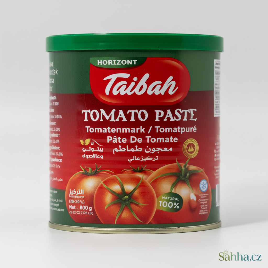 rajčatový protlak 800 g Taibah arabské a orientální potraviny