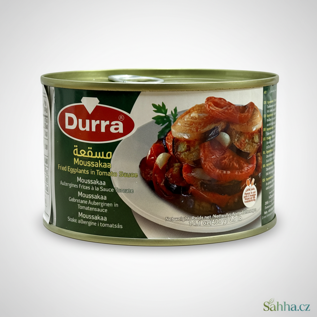 Moussaka – smažené lilky v rajčatové omáčce – Durra 400 g