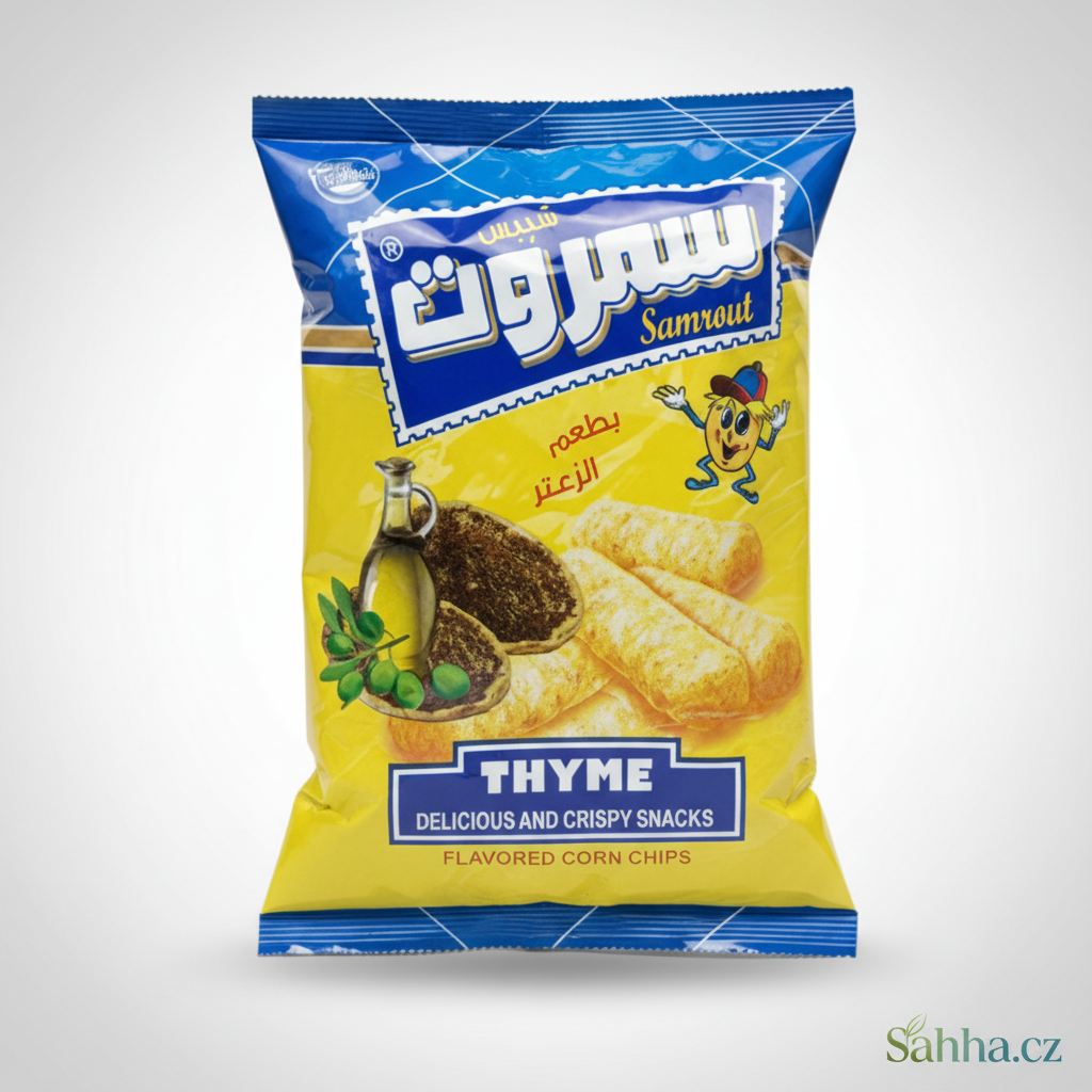 Kukuřičné chipsy s tymiánem – Samrout 16 kus