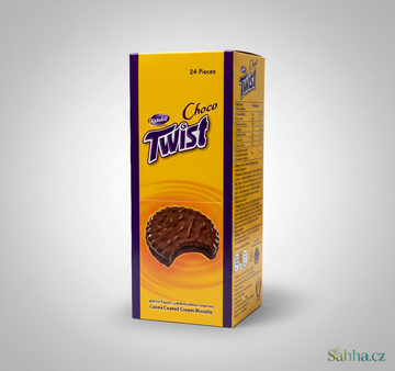 Čokoládové sušenky s krémovou náplní – Choco Twist (24 ks, 500 g)