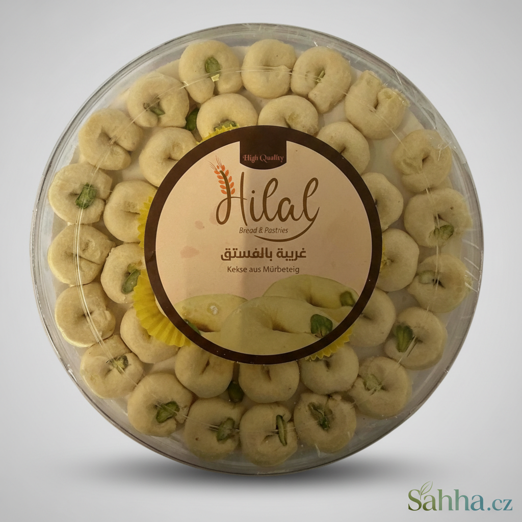 Ghraybeh with pistachios